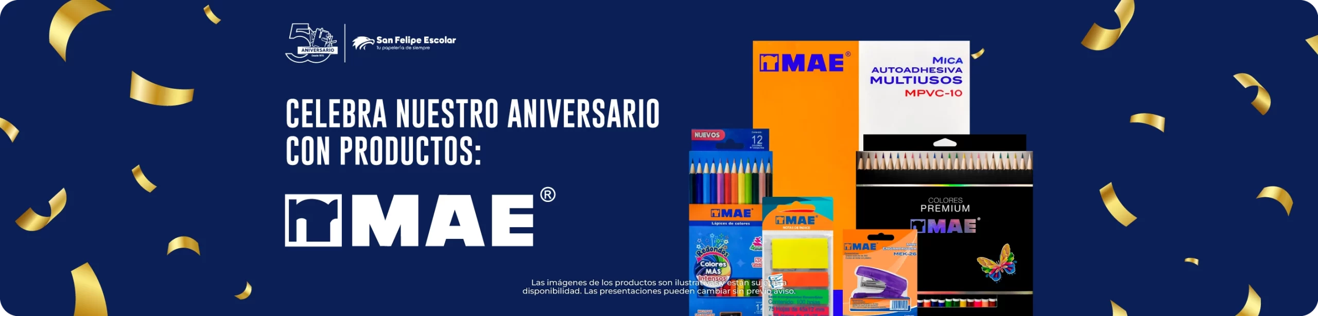 San Felipe Escolar productos MAE