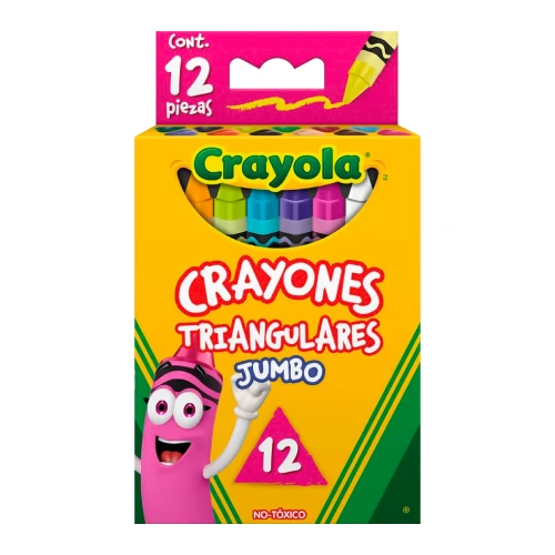 Crayones Triangulares Jumbo 12 Crayola