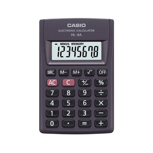 Calculadora De Bolsillo HL-4A - Casio - San Felipe Escolar