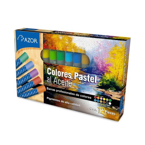 Colores Pastel c/24 - Azor - San Felipe Escolar