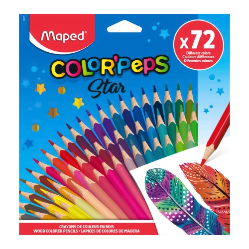 Lápices de Colores Colorpeps 72