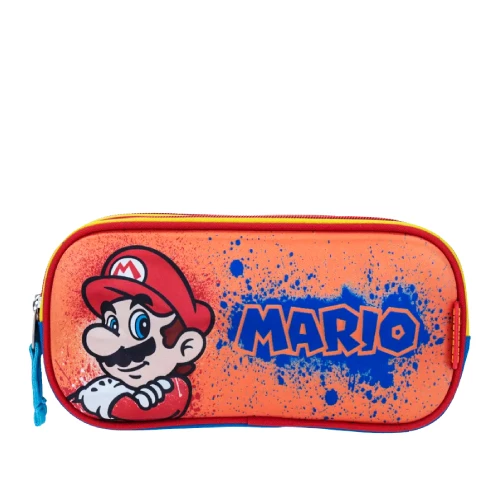 Estuche Mario Bros Splash Azul