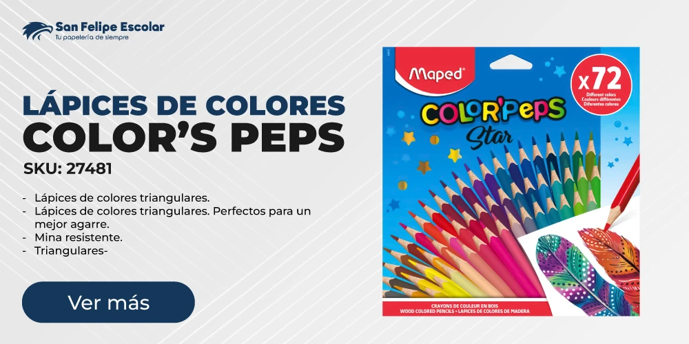 Lápices de Colores Triangulares Maped